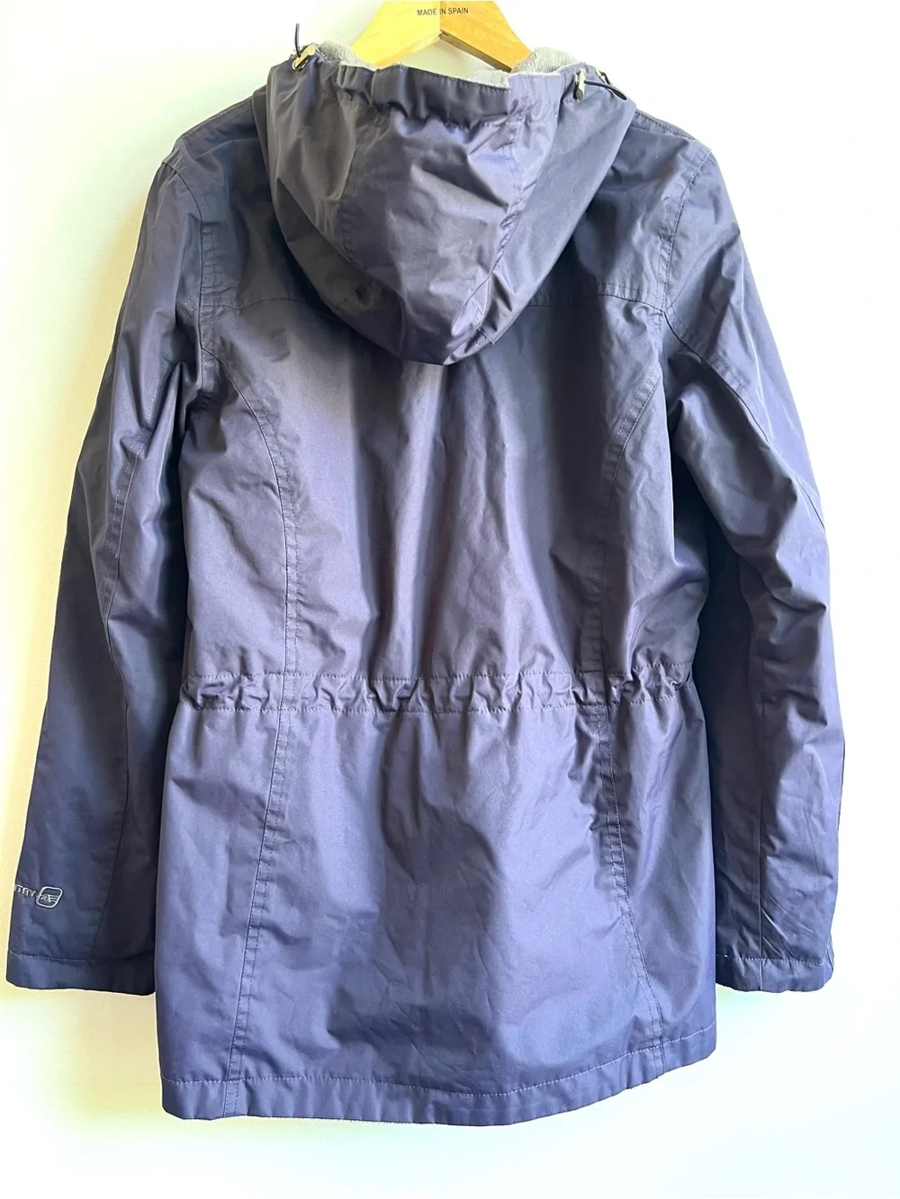 Free Country Navy Hooded Super Soft Lining Utility Jacket with Drawstring Waist